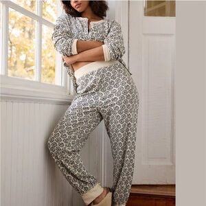 HTF anthropology waffle knit lounge/pajama set size small/medium